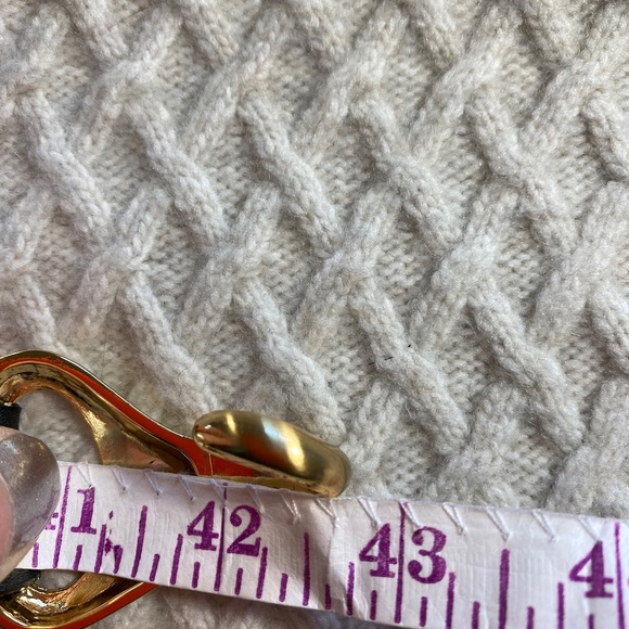 Vintage Chico's Black Leather Belt with Gold Hook Clasp 24-42" - Picture 8 of 9